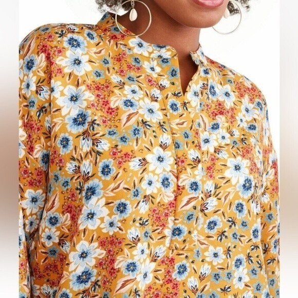 Time and Tru Shirt Women's Size S Floral Soft Peasant. Size XXXL (22). - Picture 2 of 10